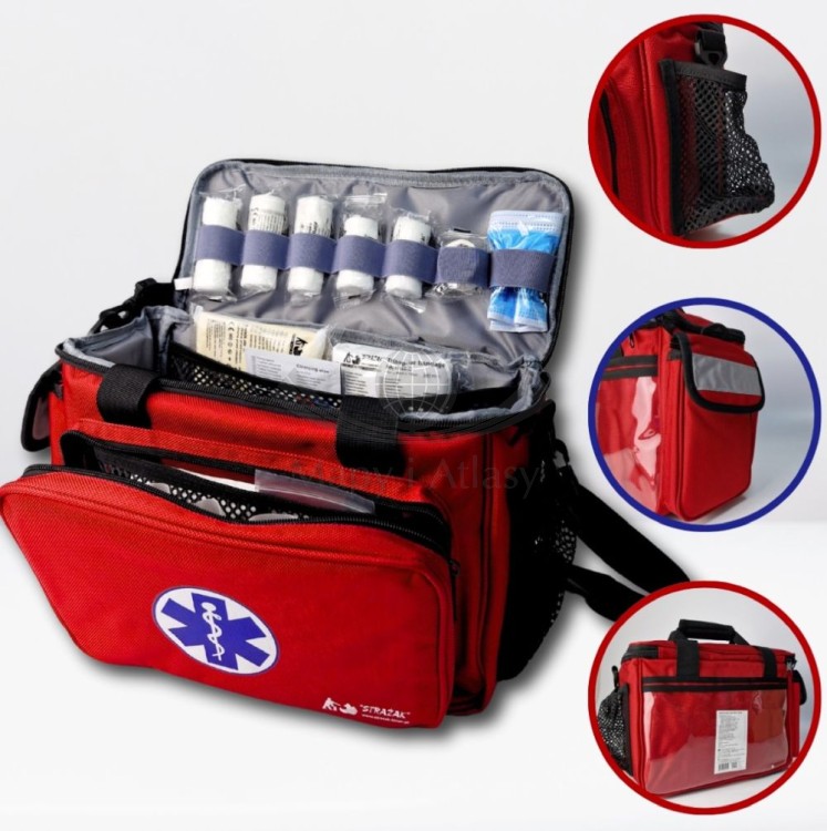 Torba medyczna TRM-38 + wyposażenie DIN 13164
