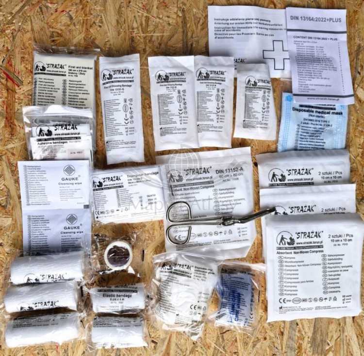 Torba medyczna TRM-38 + wyposażenie DIN 13164