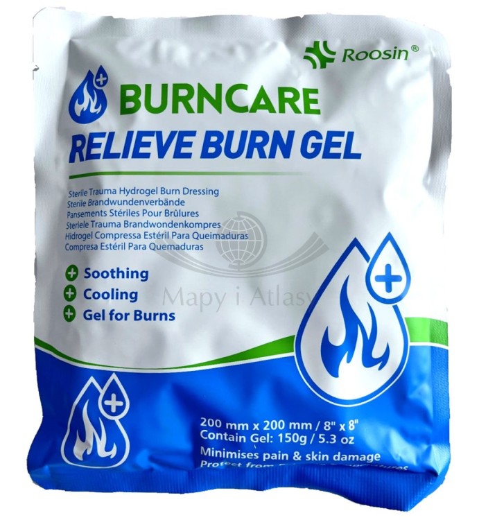 Opatrunek hydrożelowy na oparzenia 20x20 cm BurnCare