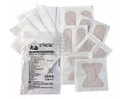 Plastry. Zestaw plastrów opatrunkowych 14 sztuk DIN 13164
