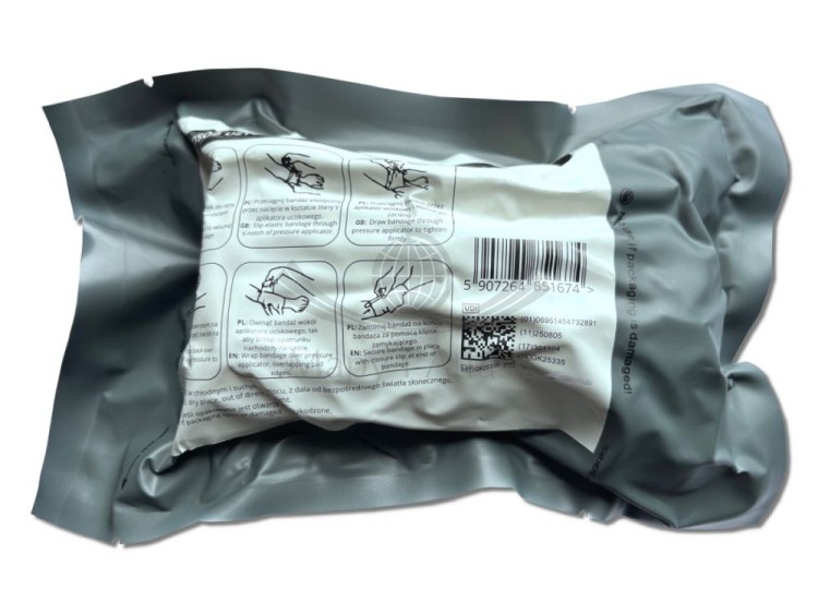 Opatrunek indywidualny typu W wodoszczelny