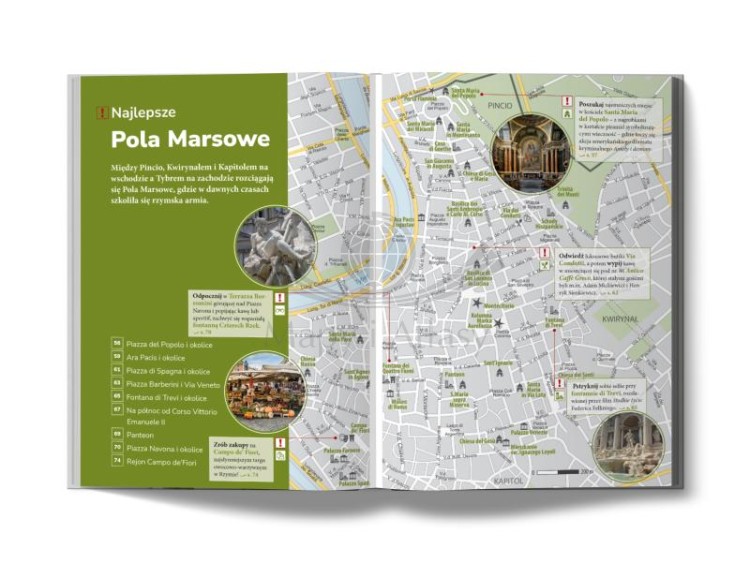 Rzym i Watykan. Inspirator Podróżniczy. Przewodnik + mapa wydawnictwa Pascal. Przykładowe strony 2
