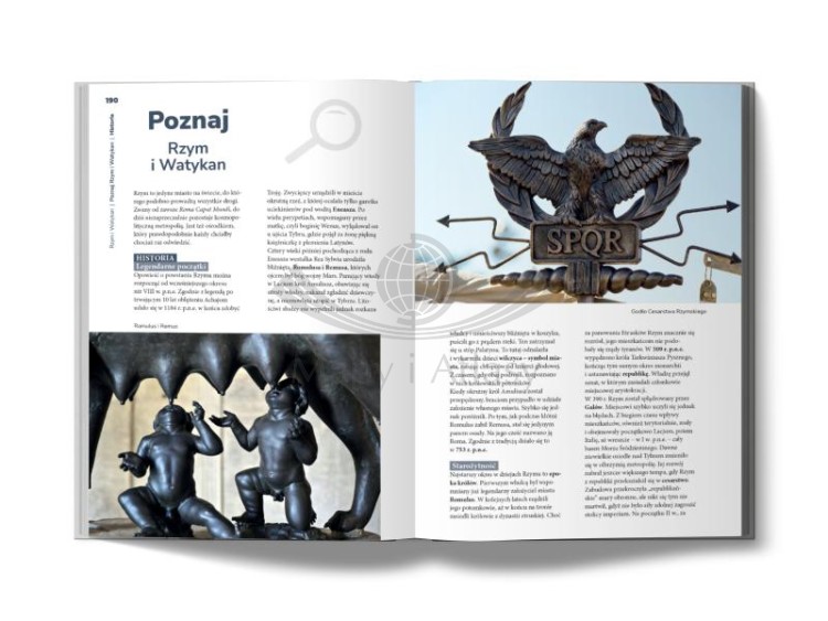 Rzym i Watykan. Inspirator Podróżniczy. Przewodnik + mapa wydawnictwa Pascal. Przykładowe strony 4