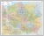 Polska 1:700 000. Mapa administracyjno-drogowa. Kody pocztowe. Wersja do wpinania