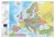 Europa 1:10 500 000. Laminowana, dwustronna podkładka / mapa podręczna. Fizyczna/polityczna. Strona polityczna