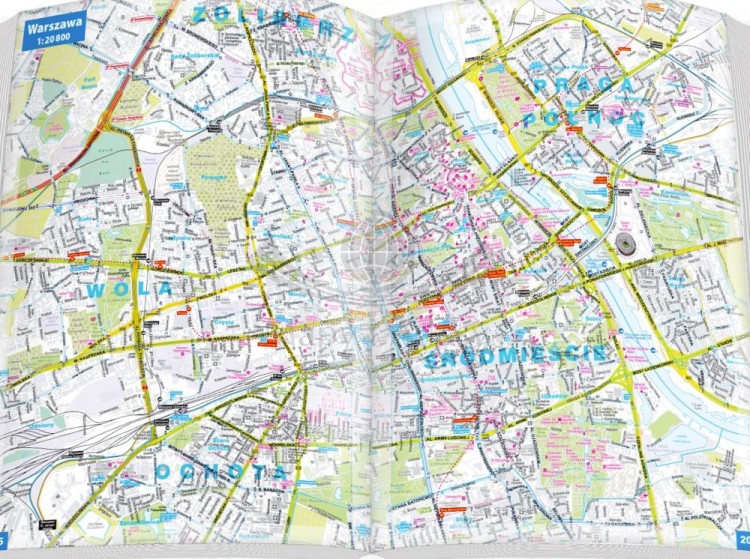 Polska dla profesjonalistów 1:200 000. Atlas samochodowy TIR wydawnictwa ExpressMap. Przykładowe strony 4