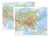 Azja 1:8 000 000. Dwustronna mapa ścienna. Polityczna i fizyczna