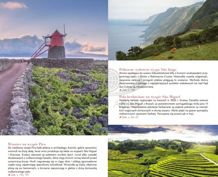 Azory. Przewodnik travelbook wydawnictwa Bezdroża. Przykładowe strony 2