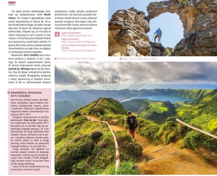 Azory. Przewodnik travelbook wydawnictwa Bezdroża. Przykładowe strony 4