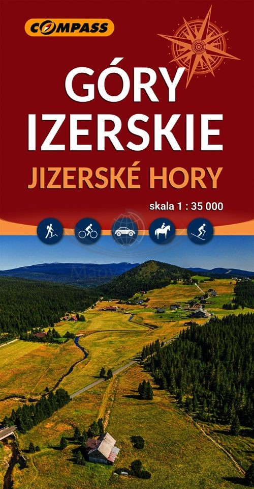 Góry Izerskie / Jizerske Hory 1:35 000. Mapa turystyczna. Wyd. 2026. Compass