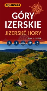 Góry Izerskie / Jizerske Hory 1:35 000. Mapa turystyczna wydawnictwa Compass. Okładka