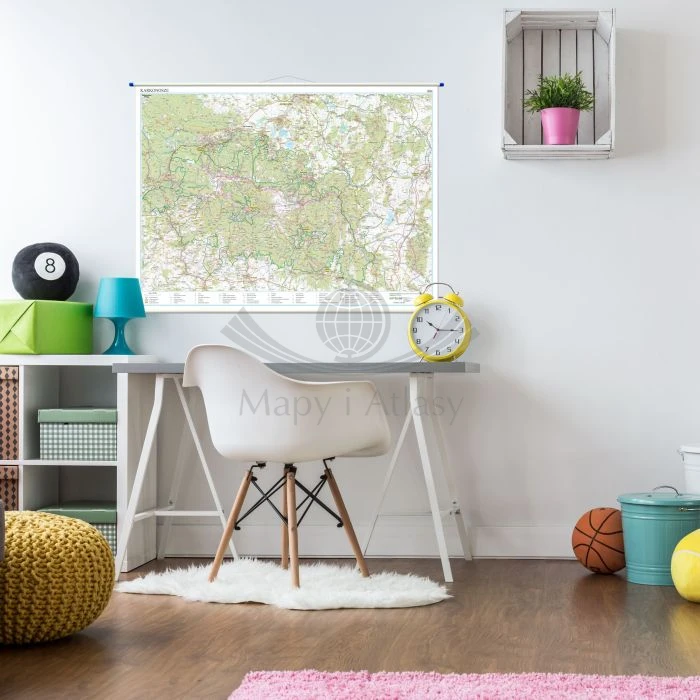 Karkonosze i Rudawy Janowickie 1:50 000. Mapa ścienna turystyczna wydawnictwa ArtGlob.