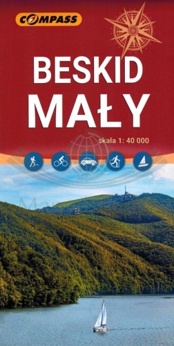 Beskid Mały 1:40 000. Mapa turystyczna wydawnictwa Compass. Okładka