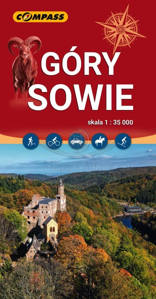 Góry Sowie 1:35 000. Mapa turystyczna. Wyd. 2026. Compass