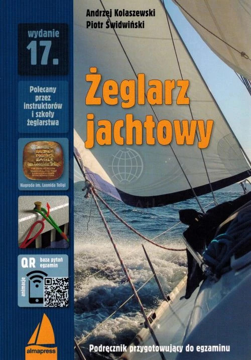 Żeglarz jachtowy. Podręcznik wydawnictwa Almapress. Okładka