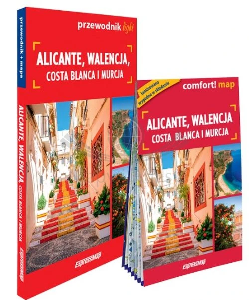 Alicante, Walencja, Costa Blanca i Murcja. Przewodnik light + laminowana mapa wydawnictwa Expressmap. Okładka