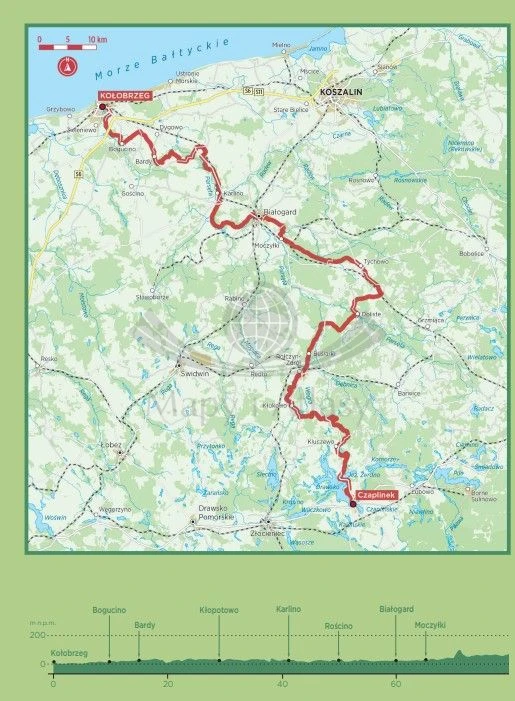 Szlaki Polski. 30 najpiękniejszych tras długodystansowych. Przewodnik. Autor: Łukasz Supergan. Przykładowa strona 1