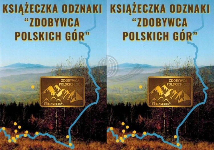 Książeczka odznaki "Zdobywca Polskich Gór" x 2. Zestaw