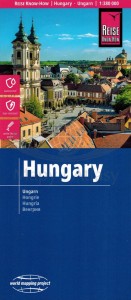 Węgry 1:380 000. Wodoodporna mapa samochodowo-turystyczna wydawnictwa Reise Know-How. Okładka