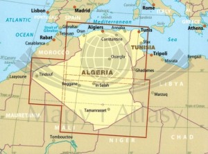 Algeria i Tunezja 1:1 700 000. Wodoodporna mapa samochodowo-turystyczna wydawnictwa Reise Know-How. Zasięg