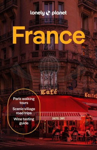 Francja / France. Przewodnik z mapą wydawnictwa Lonely Planet. Okładka