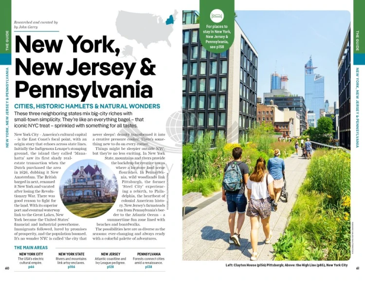 USA. Przewodnik wydawnictwa Lonely Planet. Przykładowe strony 5