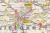 Polska 1:500 000. Mapa administracyjno-drogowa magnetyczna. Rama alu SLIM. Fragment 1