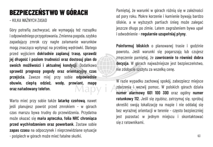 Książeczka "Moja Korona Polskich Gór". Przykładowe strony 4