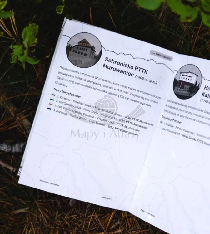 Dziennik tatrzański. Tatry - schroniska wydawnictwa Naturu. Fragment 4