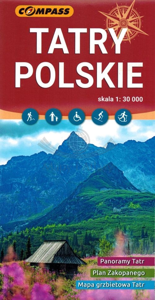 Tatry Polskie 1:30 000. Mapa turystyczna. Wyd. 2026. Compass
