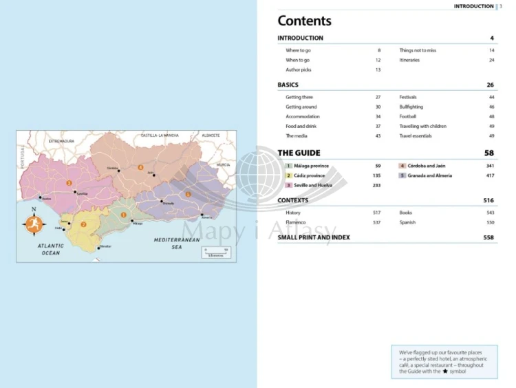 Andaluzja. Przewodnik turystyczny wydawnictwa Rough Guides. Spis treści