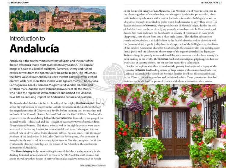 Andaluzja. Przewodnik turystyczny wydawnictwa Rough Guides. Przykładowe strony 1