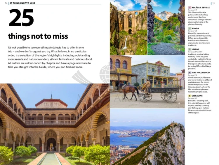 Andaluzja. Przewodnik turystyczny wydawnictwa Rough Guides. Przykładowe strony 2