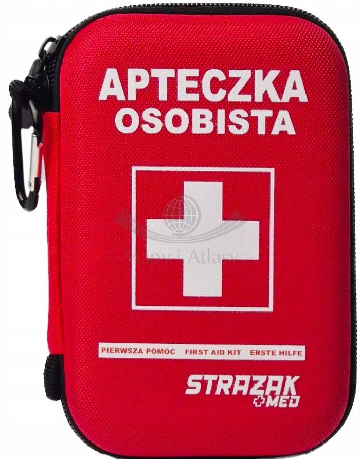 Apteczka indywidualna osobista w pokrowcu DIN 13164. Pierwsza pomoc
