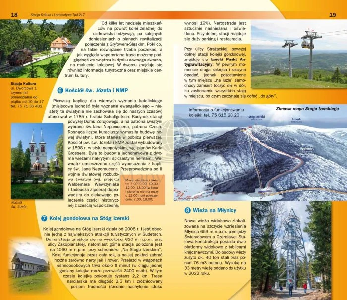 Świeradów-Zdrój i okolice. Przewodnik wydawnictwa Galileos. Przykładowe strony 1