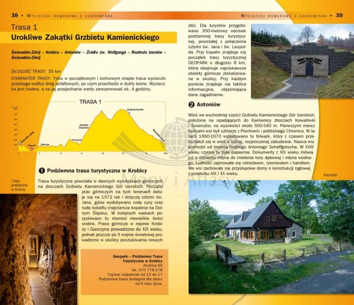 Świeradów-Zdrój i okolice. Przewodnik wydawnictwa Galileos. Przykładowe strony 2