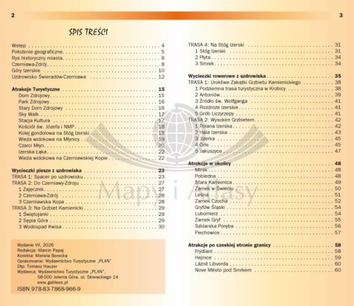 Świeradów-Zdrój i okolice. Przewodnik wydawnictwa Galileos. Spis treści