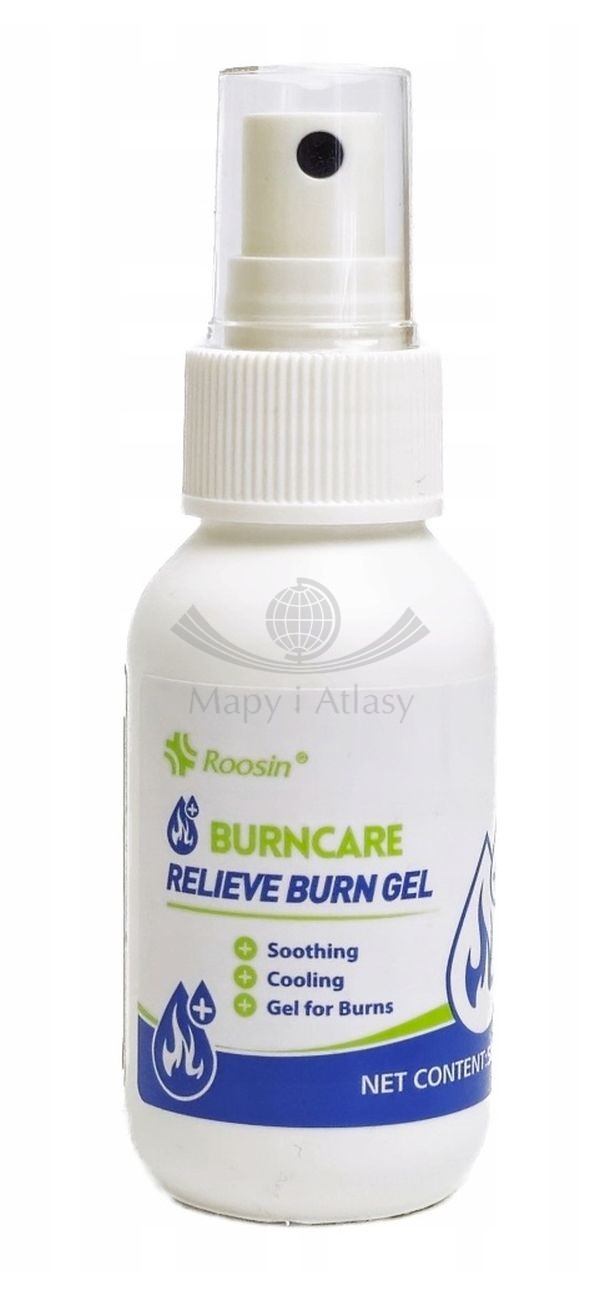 Sterylny opatrunek hydrożelowy. Żel na oparzenia. Spray 50 ml. BurnCare