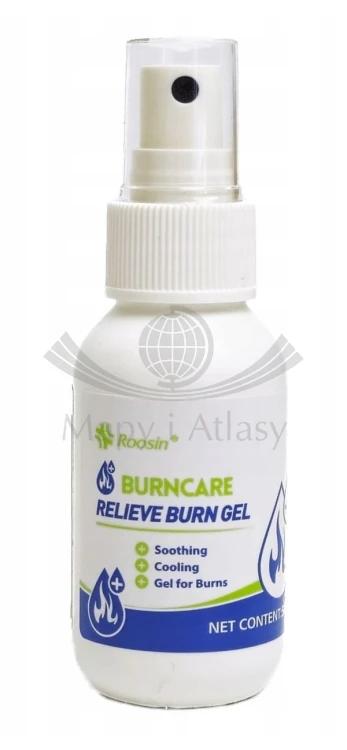 Sterylny opatrunek hydrożelowy. Żel na oparzenia. Spray 50 ml. BurnCare