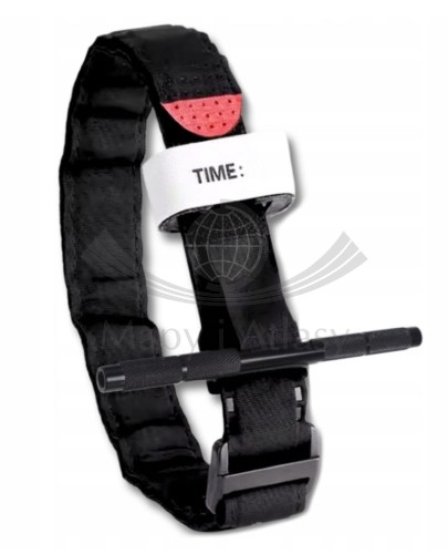 Staza taktyczna medyczna typu CAT z metalowo-aluminiowym krępulcem