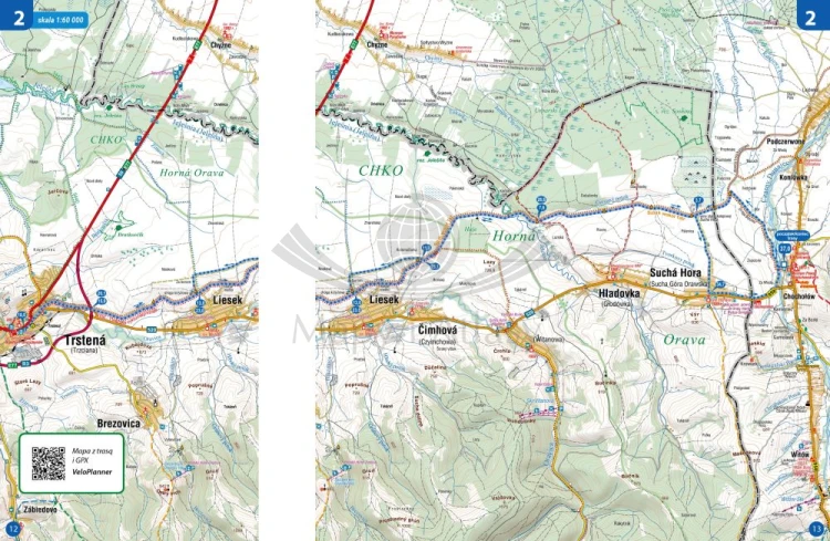 Podhale, Orawa i Spisz na rowerze. Przewodnik rowerowy wydawnictwa Compass. Przykładowe strony 1