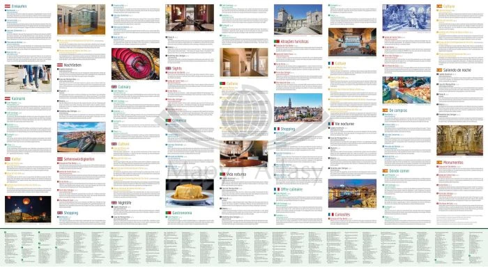 Porto 1:10 000. Wodoodporny plan miasta wydawnictwa Freytag Berndt. Druga strona