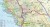 USA południowy-zachód. Laminowana mapa samochodowo-turystyczna wydawnictwa ExpressMap. Fragment