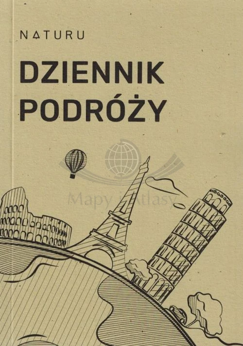 Dziennik podróży wydawnictwa Naturu. Okładka