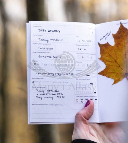 Dziennik turystyczny wydawnictwa Naturu. Przykładowe fragmenty 1