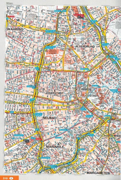 Alpy. Północne Włochy. Atlas samochodowo-turystyczny wydawnictwa Marco Polo. Przykładowa strona 3