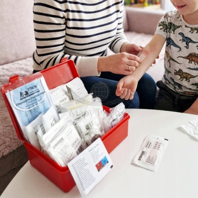 Apteczka domowa DIN 13164 SUPER PLUS w pudełku