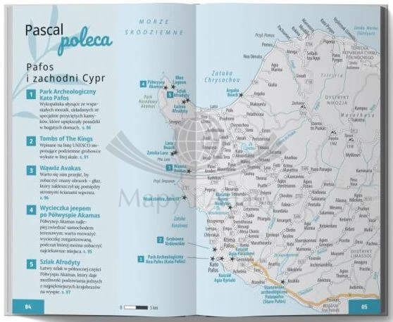 Cypr. Przewodnik Lajt wydawnictwa Pascal. Przykładowe strony 4