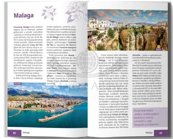 Malaga, Grenada i Gibraltar. Przewodnik z serii Lajt wydawnictwa Pascal. Przykładowe strony 3
