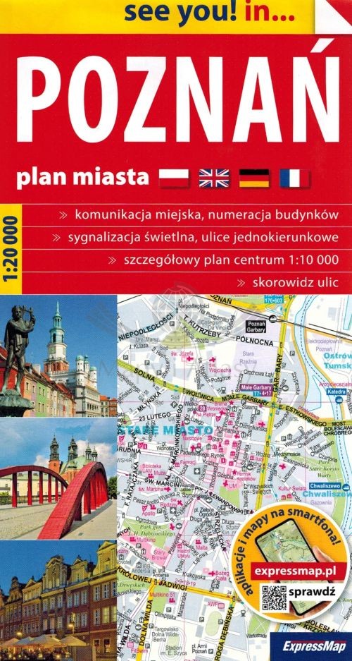 Poznań 1:20 000. Mapa / Plan miasta. Wyd. 2026. ExpressMap